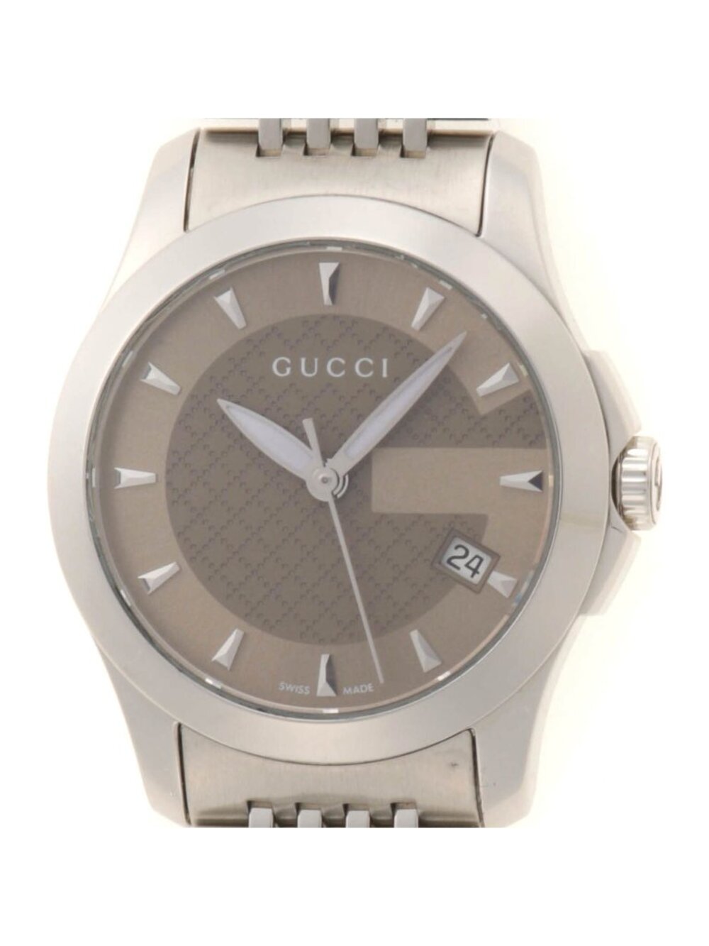 Gucci G-Timeless 126.5 Watch Stainless Steel Gray